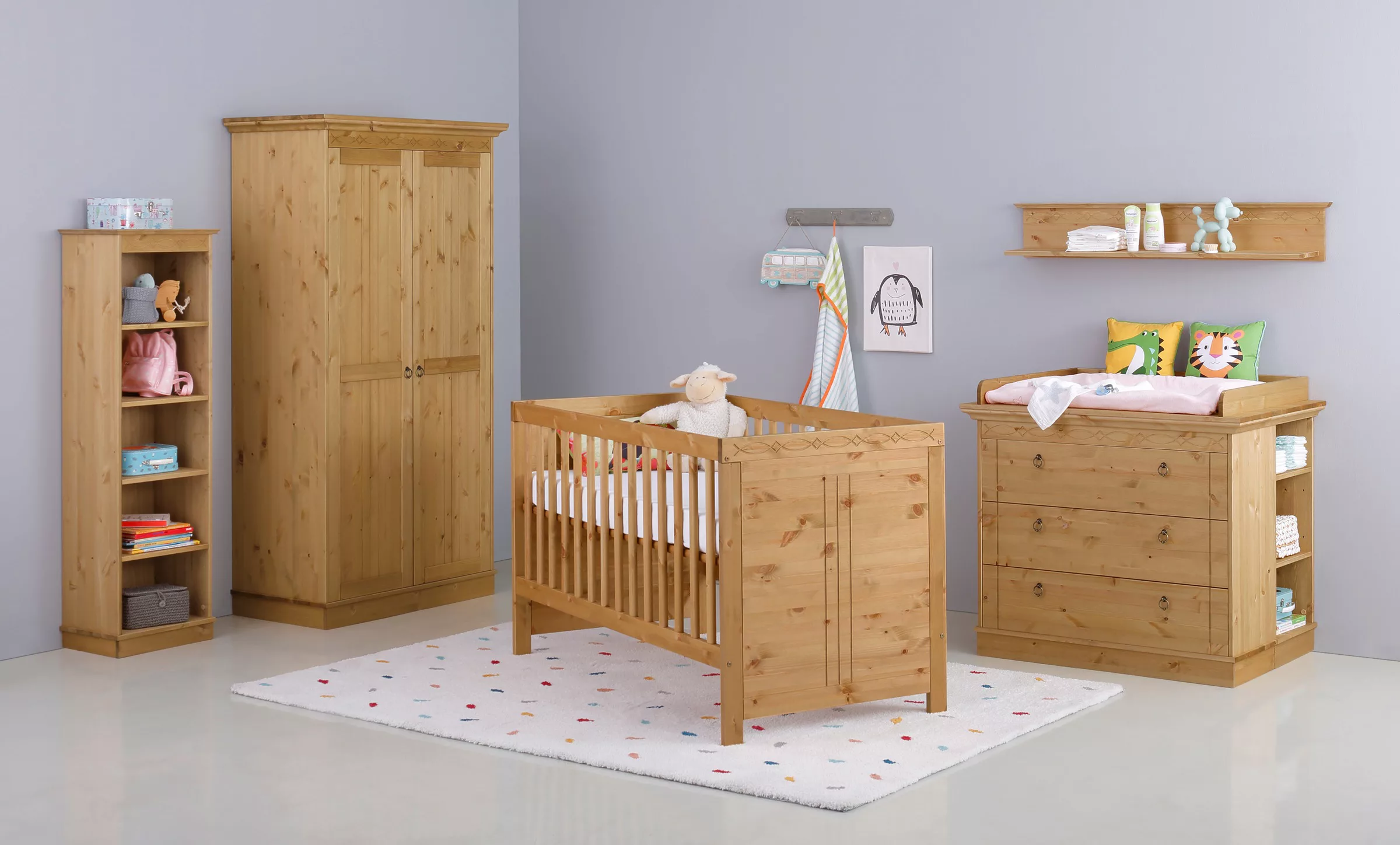 Lüttenhütt Babyzimmer-Komplettset »Indra, FSC® zertifiziertes Massivholz, z günstig online kaufen