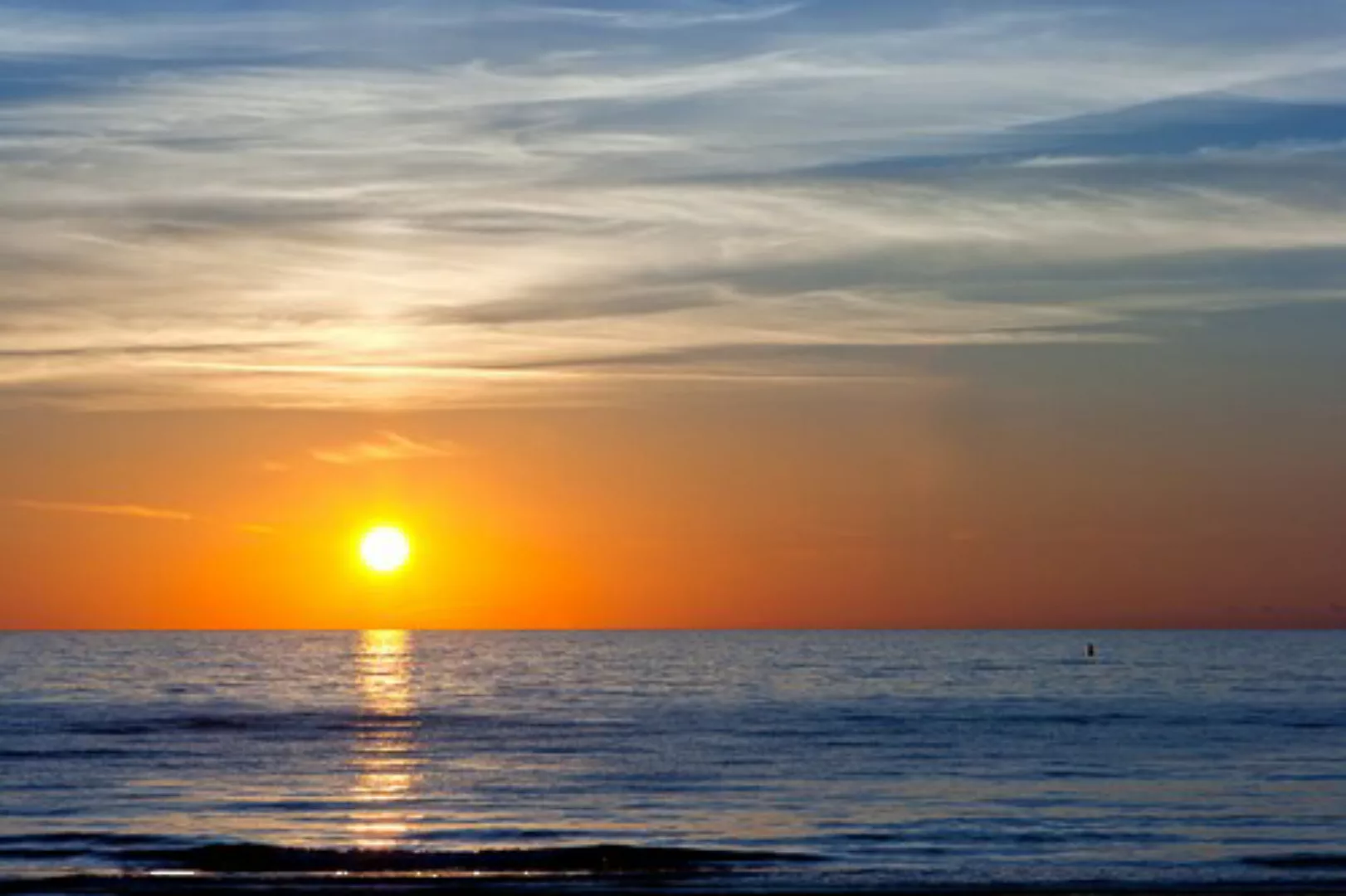 Papermoon Fototapete »Sonnenuntergang an der Ostsee« günstig online kaufen