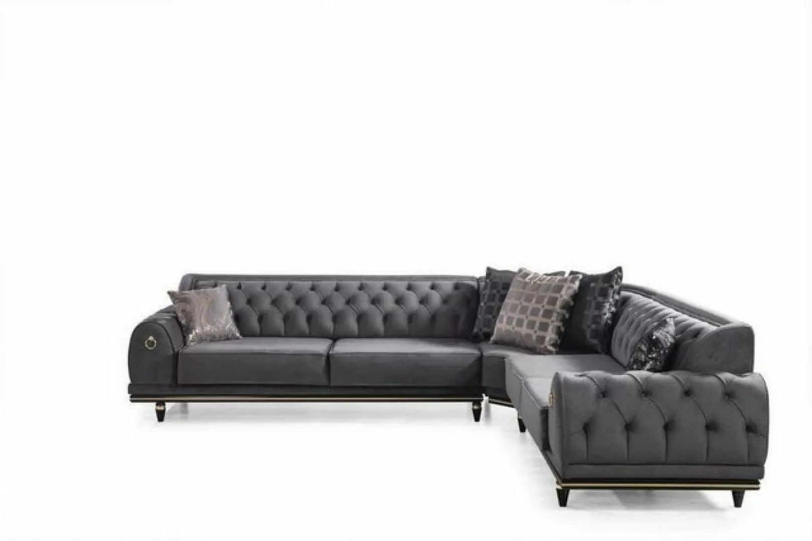 JVmoebel Ecksofa Modernes Sofa L-förmiges Textilsofa Wohnzimmerset Design günstig online kaufen