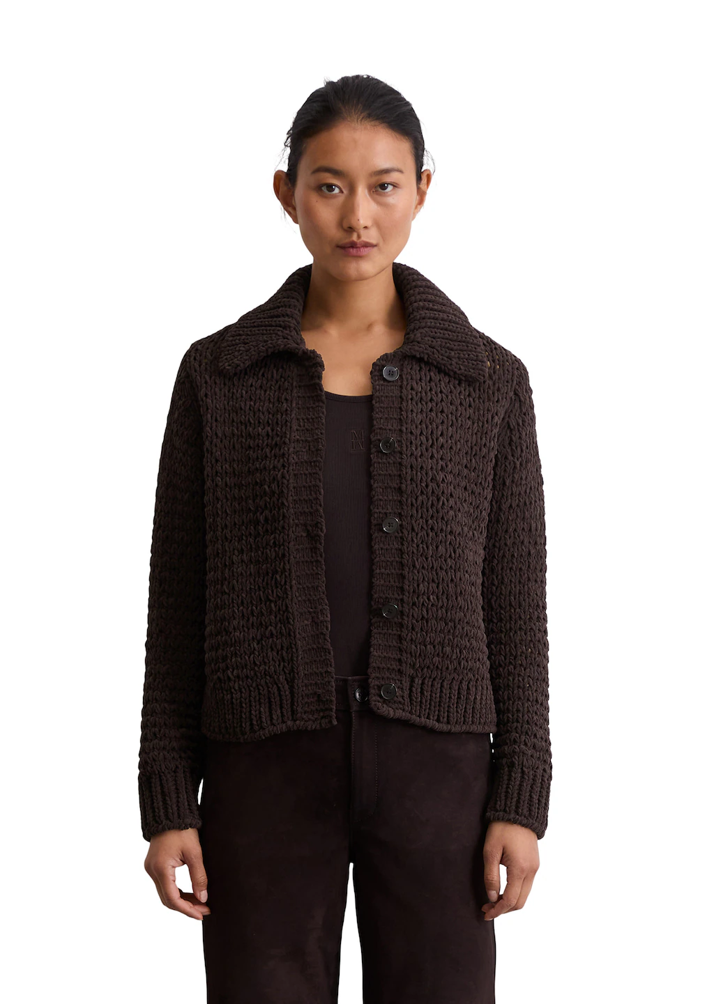 Marc OPolo Cardigan "aus weichem Chenille-Garn" günstig online kaufen