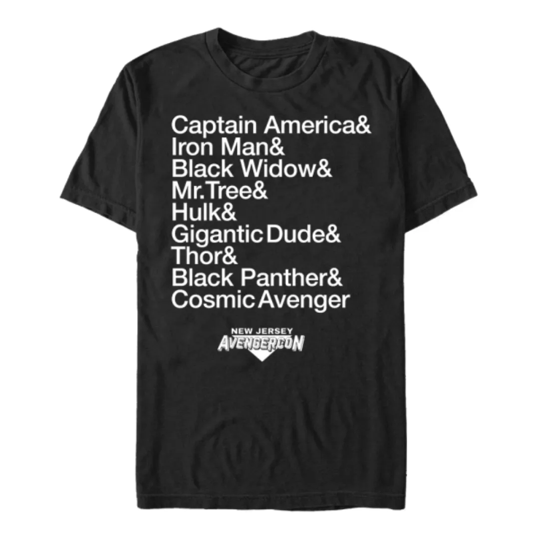 Marvel - Ms. Marvel - Gruppe Ms. Name List Con - Männer T-Shirt günstig online kaufen