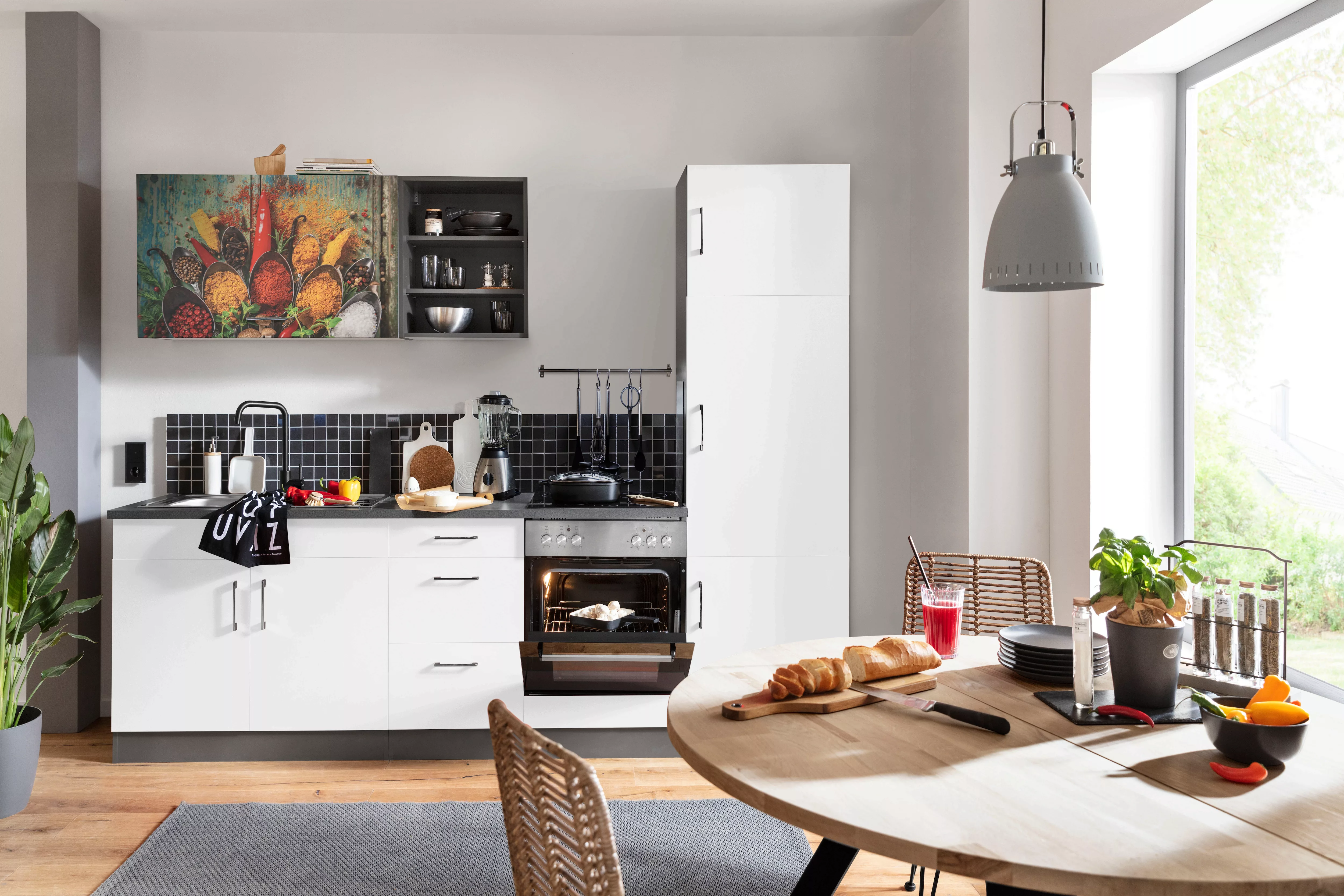 HELD MÖBEL Küchenzeile »Paris«, ohne E-Geräte, Breite 270 cm günstig online kaufen