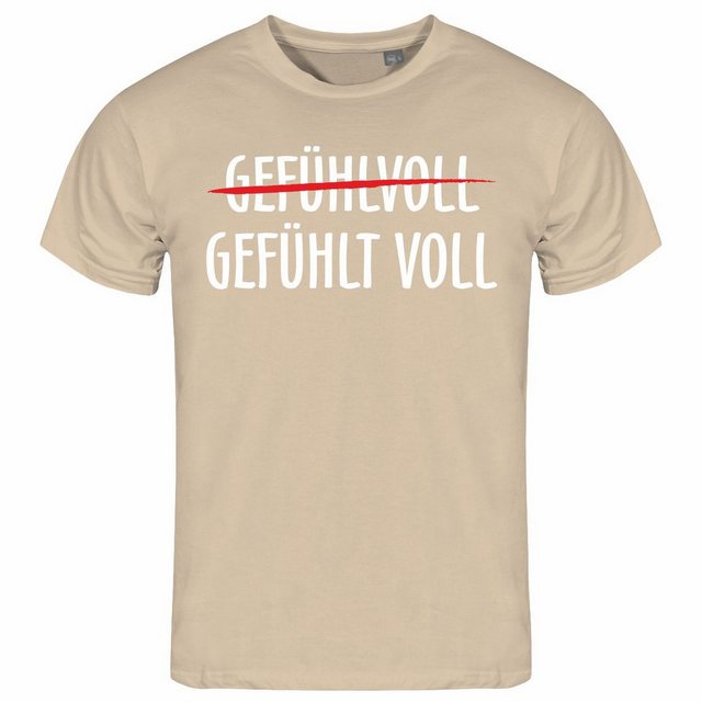 deinshirt Print-Shirt Herren T-Shirt Gefühlt Voll Funshirt mit Motiv günstig online kaufen