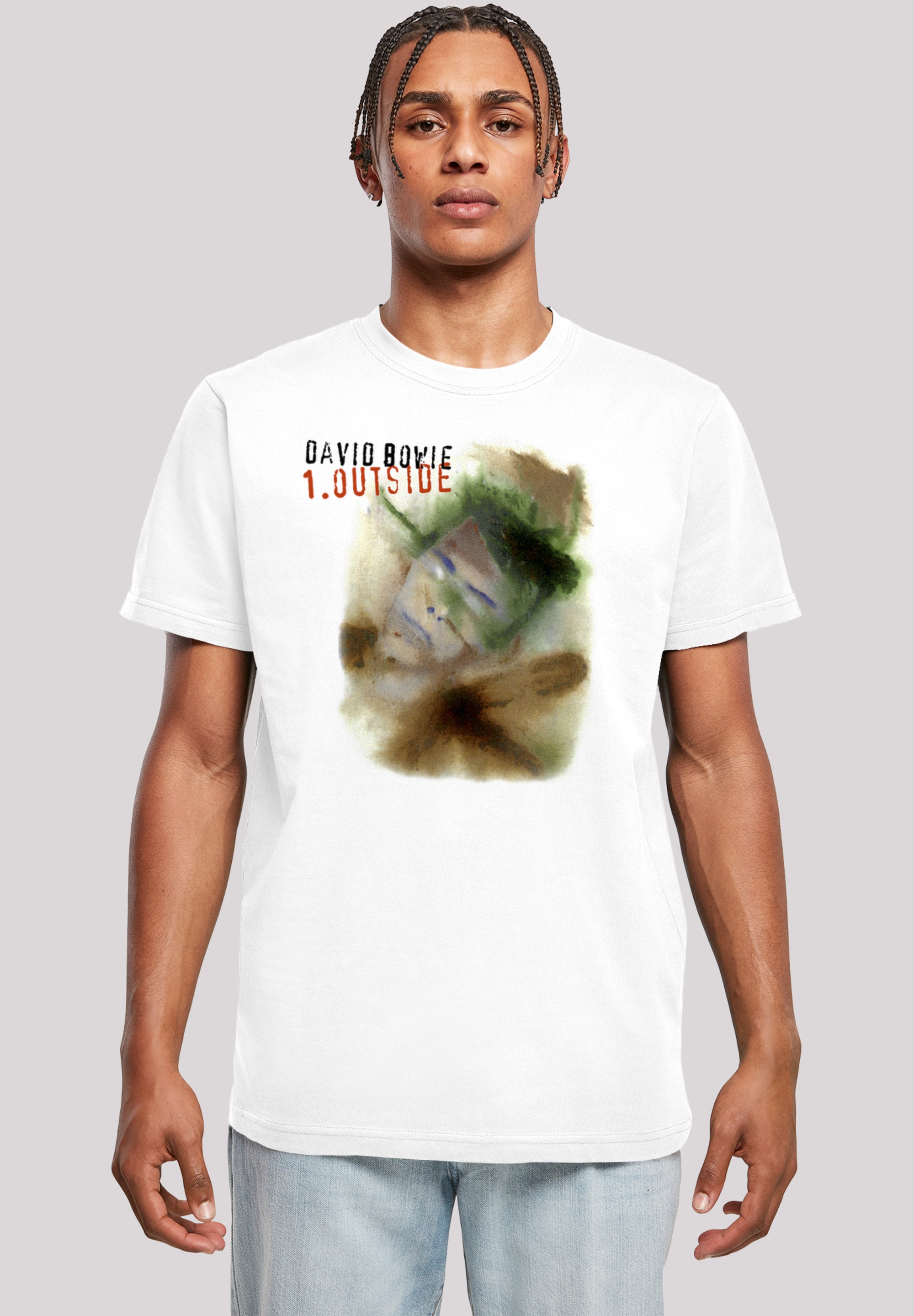 F4NT4STIC T-Shirt "David Bowie Outside Album Cover", Herren,Premium Merch,R günstig online kaufen