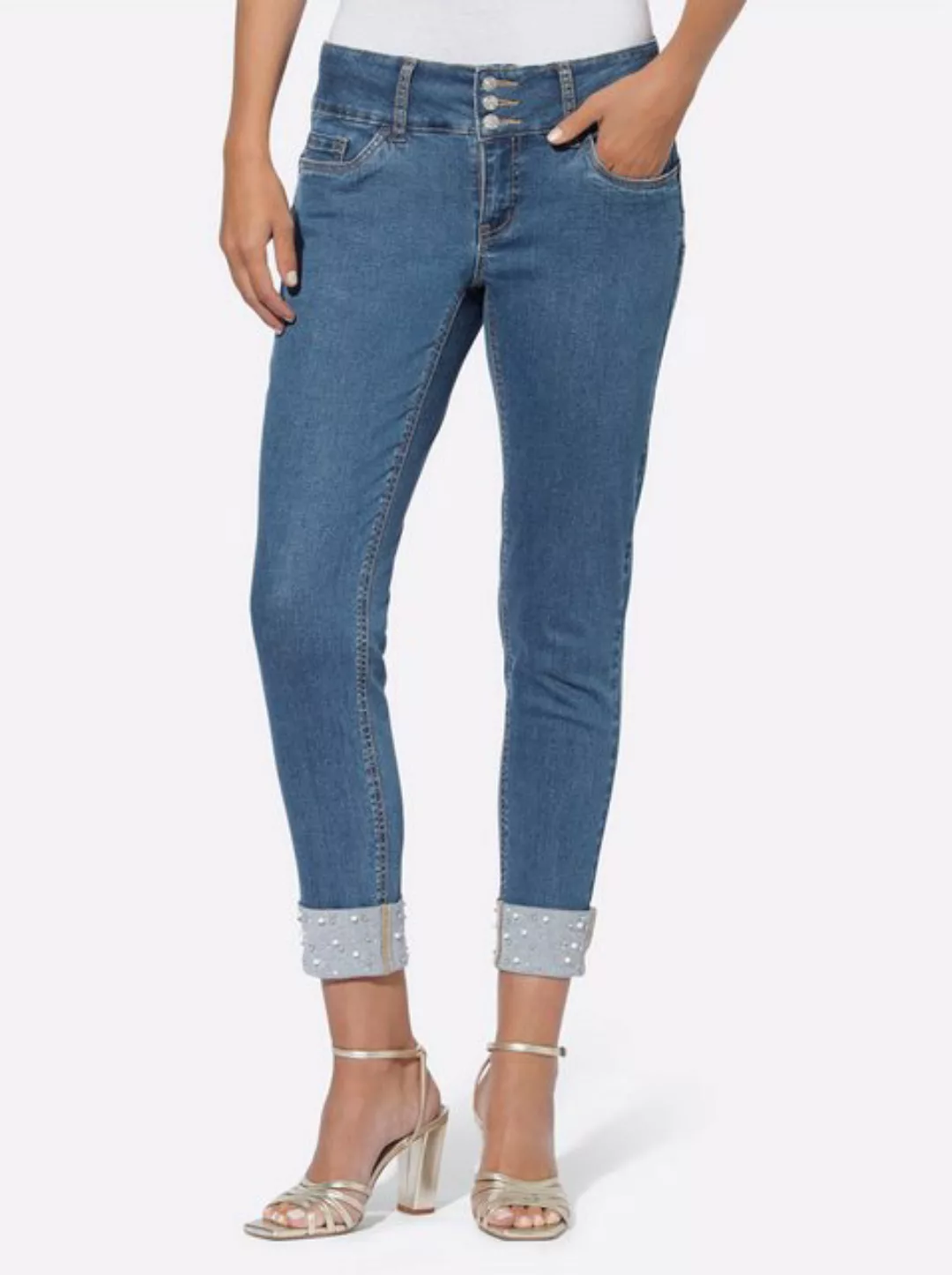 heine Bequeme Jeans Push-up-Jeans günstig online kaufen