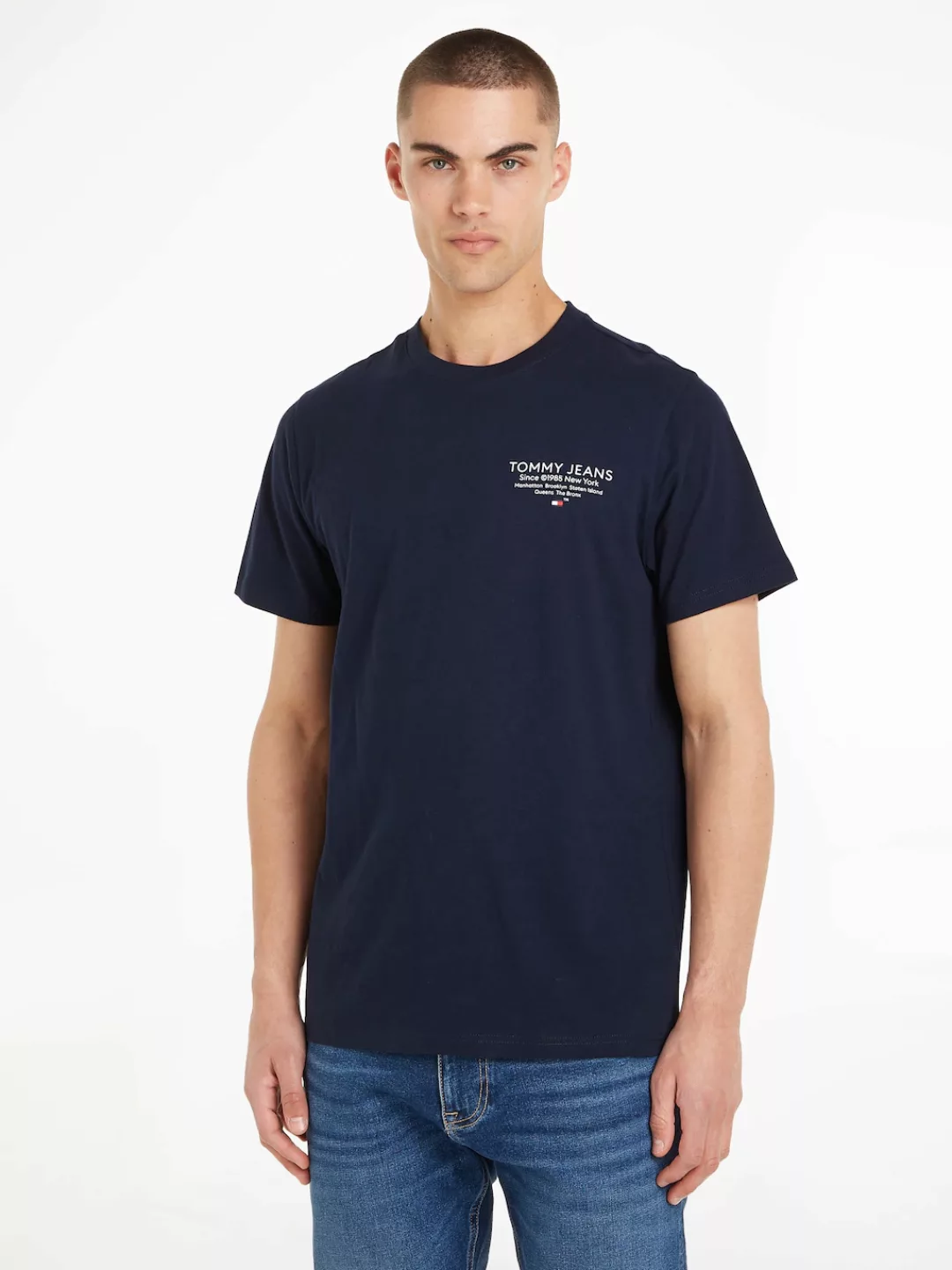 Tommy Jeans T-Shirt "TJM SLIM ESSTNL GRAPHIC TEE EXT", mit Tommy Jeans Logo günstig online kaufen
