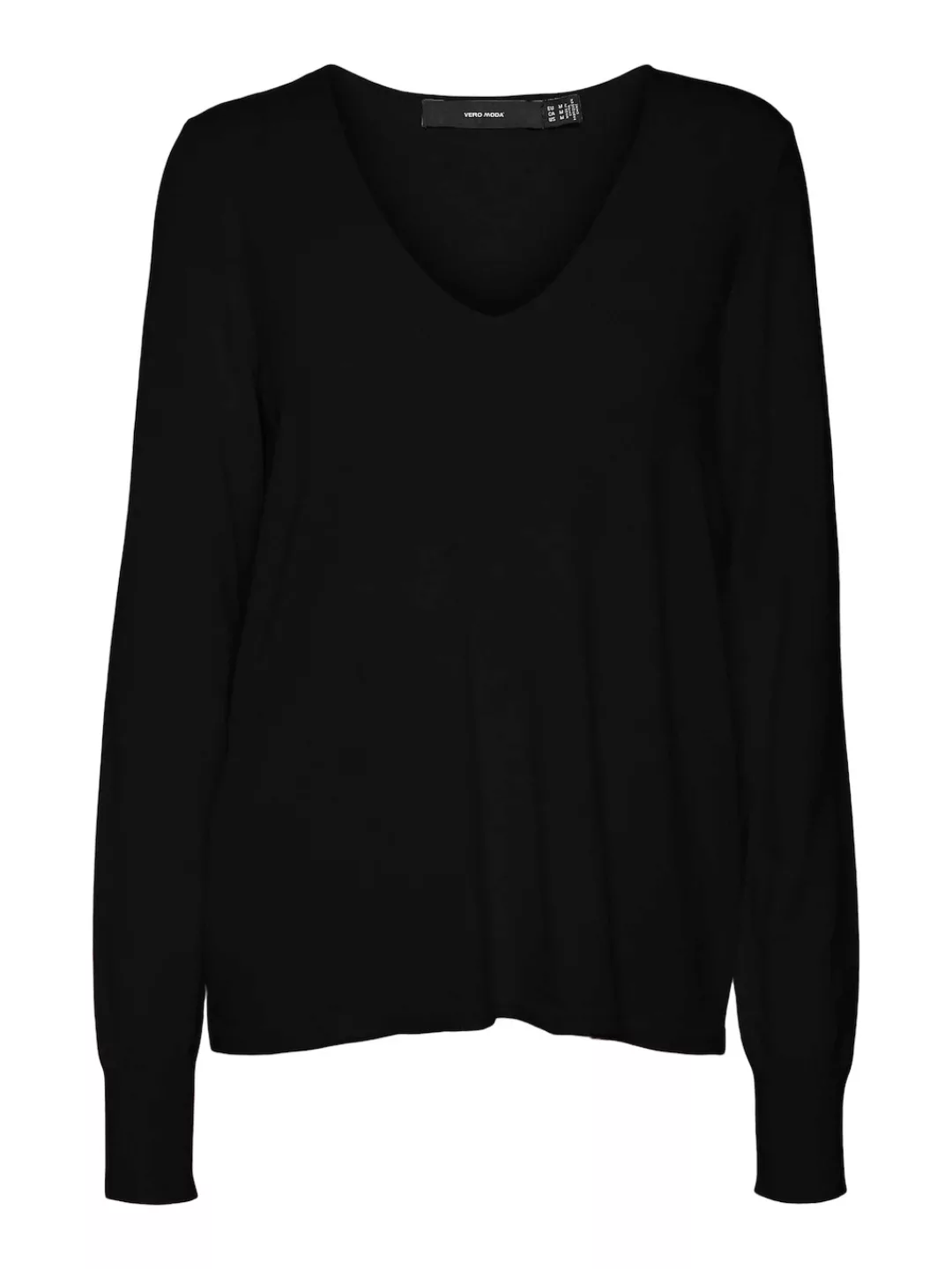 Vero Moda V-Ausschnitt-Pullover "VMHAPPINESS LS V-NECK PULLOVER GA BOO" günstig online kaufen