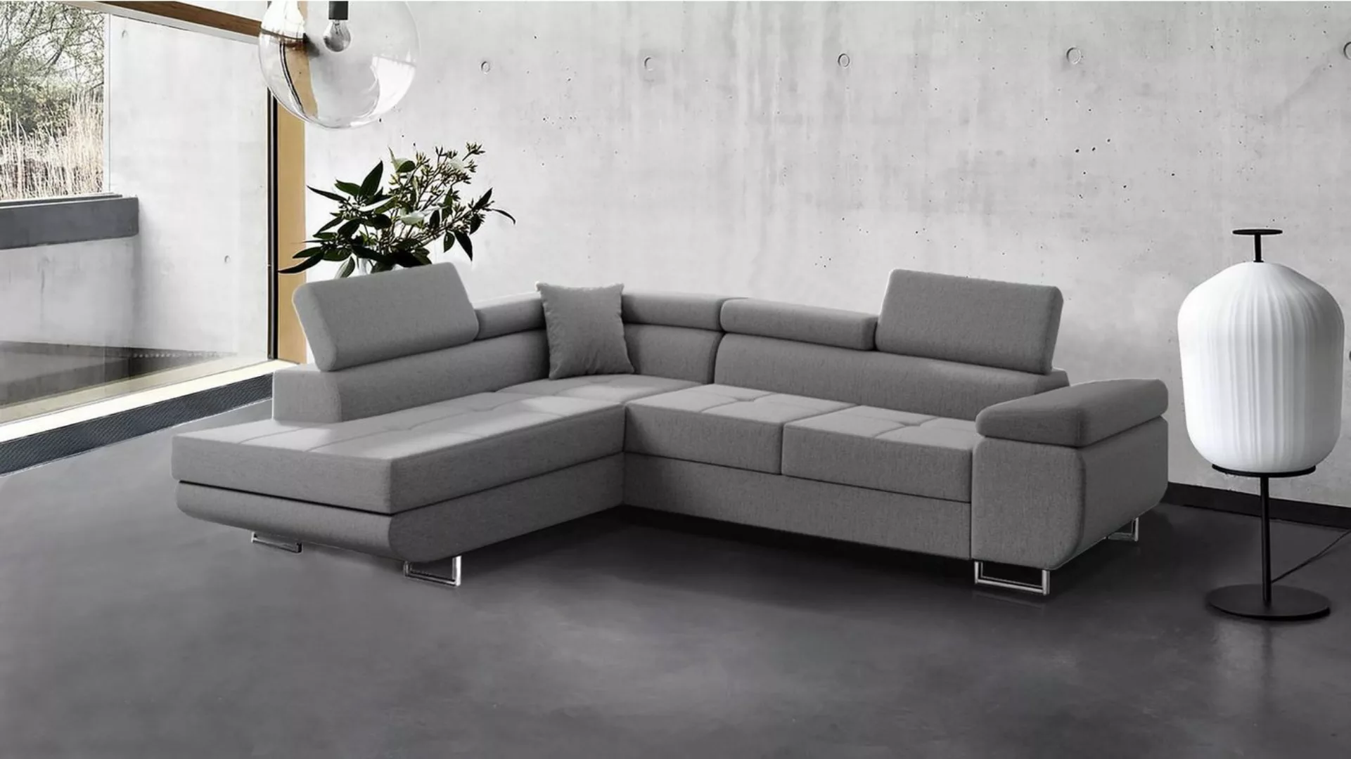 Beautysofa Ecksofa Vild, Eckcouch im modernes Stil, Stilvoll Eckcouch, Eins günstig online kaufen