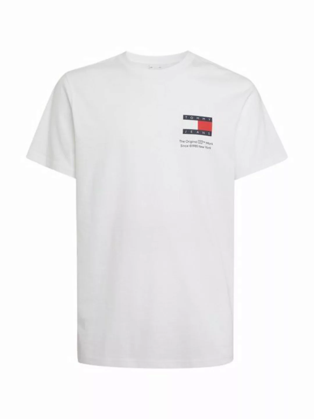 Tommy Jeans T-Shirt TJM SLIM ESSENTIAL FLAG TEE EXT mit Rundhalsausschnitt günstig online kaufen