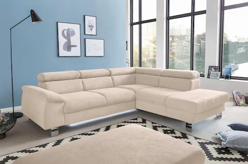 COTTA Polstergarnitur »Komaris L-Form«, (Set), Set bestehend aus: Ecksofa m günstig online kaufen