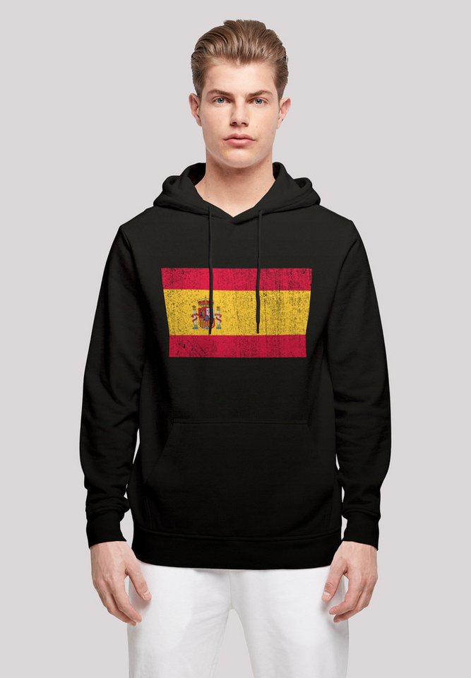 F4NT4STIC Kapuzenpullover "Spain Spanien Flagge distressed", Print günstig online kaufen