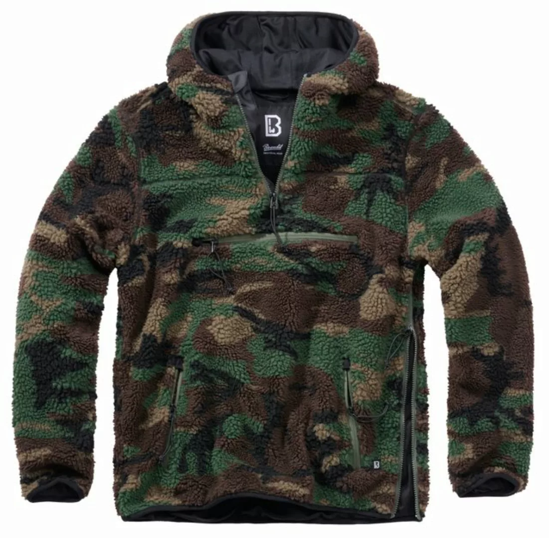 Brandit Fleecepullover Brandit Teddyfleece Pullover Worker, woodland günstig online kaufen