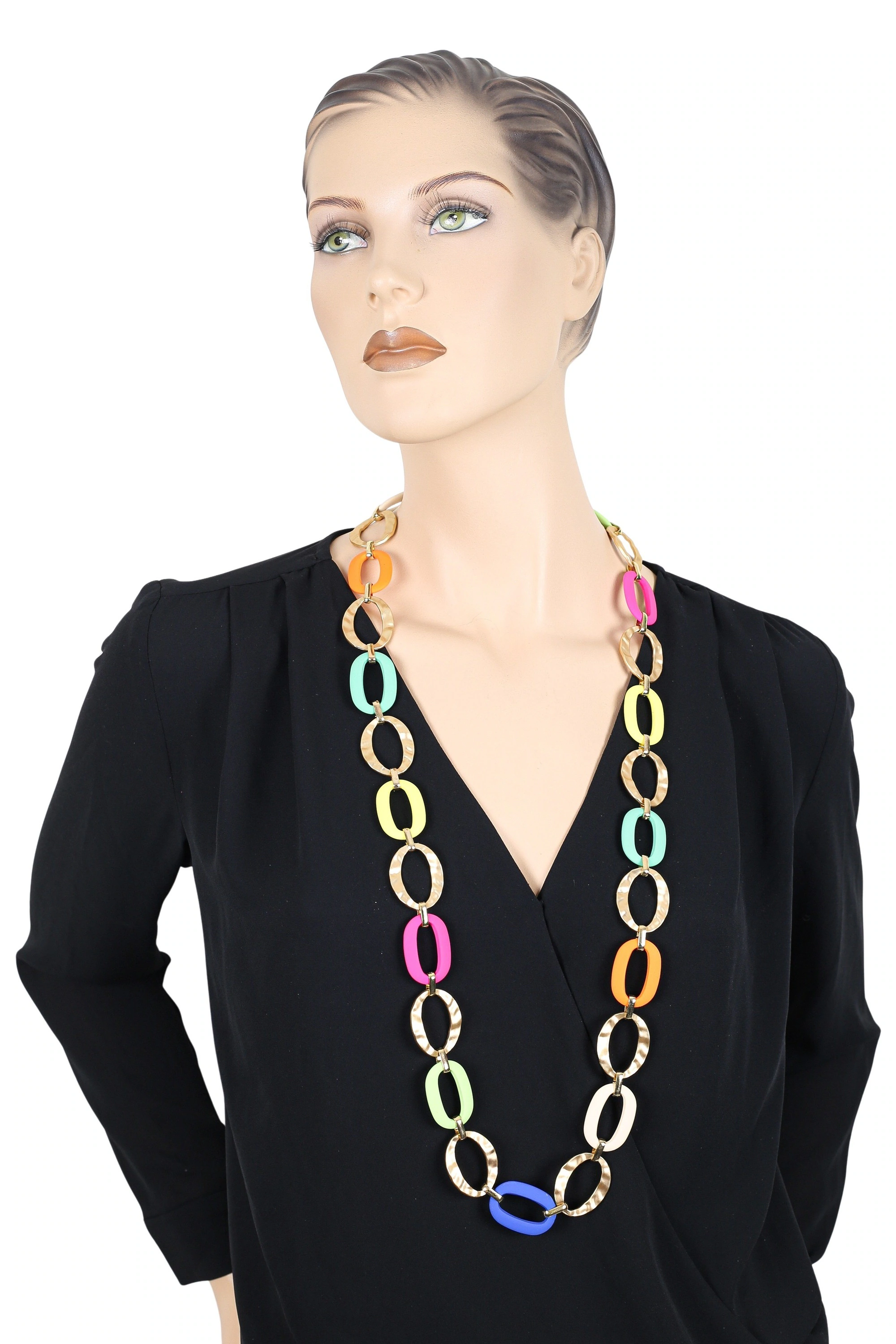COLLEZIONE ALESSANDRO Lange Kette "Summer Vibes", bunte Gliederkette günstig online kaufen