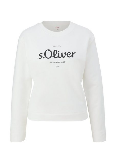 s.Oliver Sweatshirt mit dem Logonamen vorne günstig online kaufen