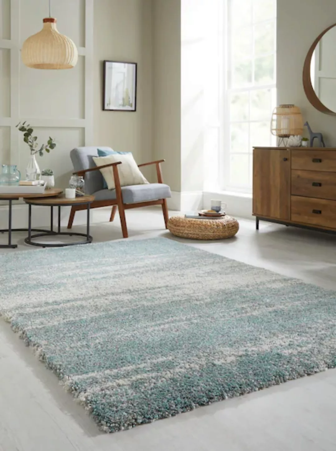 FLAIR RUGS Hochflor-Teppich »Reza«, rechteckig günstig online kaufen