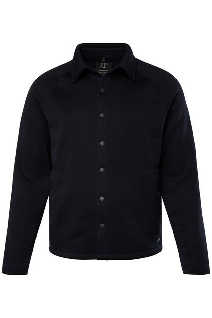 JP1880 Fleecejacke JP 1880 Hemdjacke Langarm Strickfleece Kentkragen günstig online kaufen