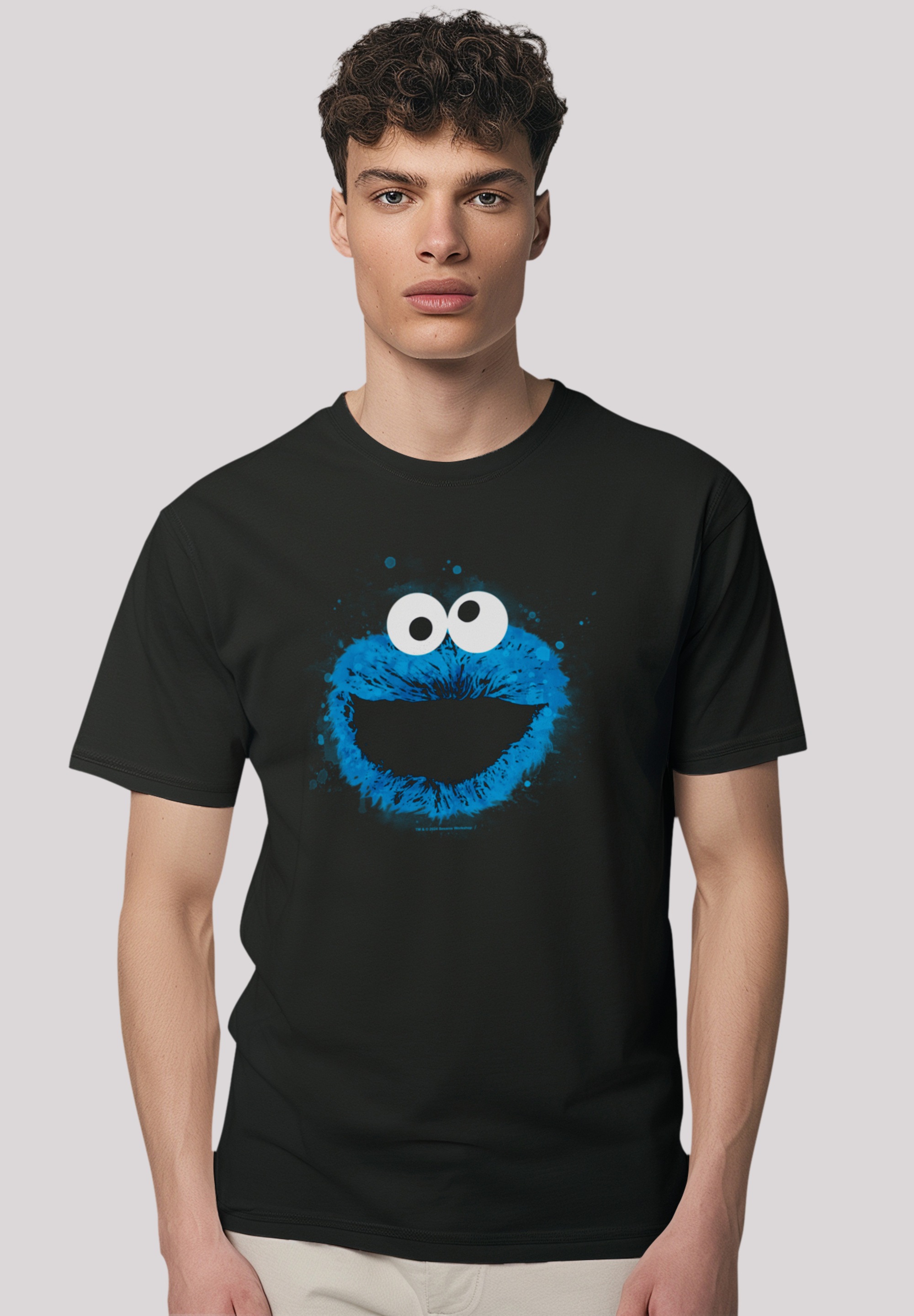 F4NT4STIC T-Shirt "Sesamstraße Cookie Monster Watercolor", Premium Qualität günstig online kaufen