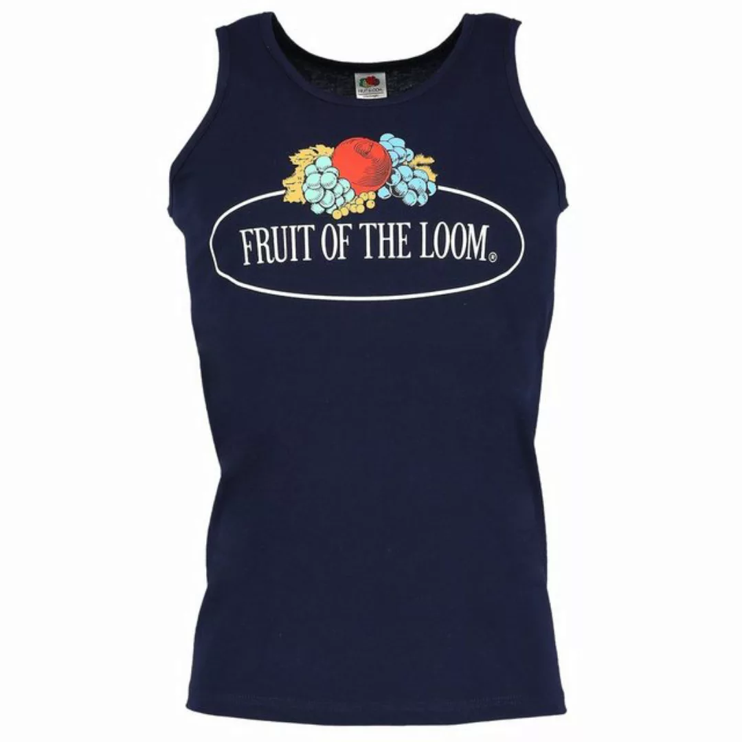 Fruit of the Loom Rundhalsshirt √§rmelloses T-Shirt mit Vintage-Logo günstig online kaufen