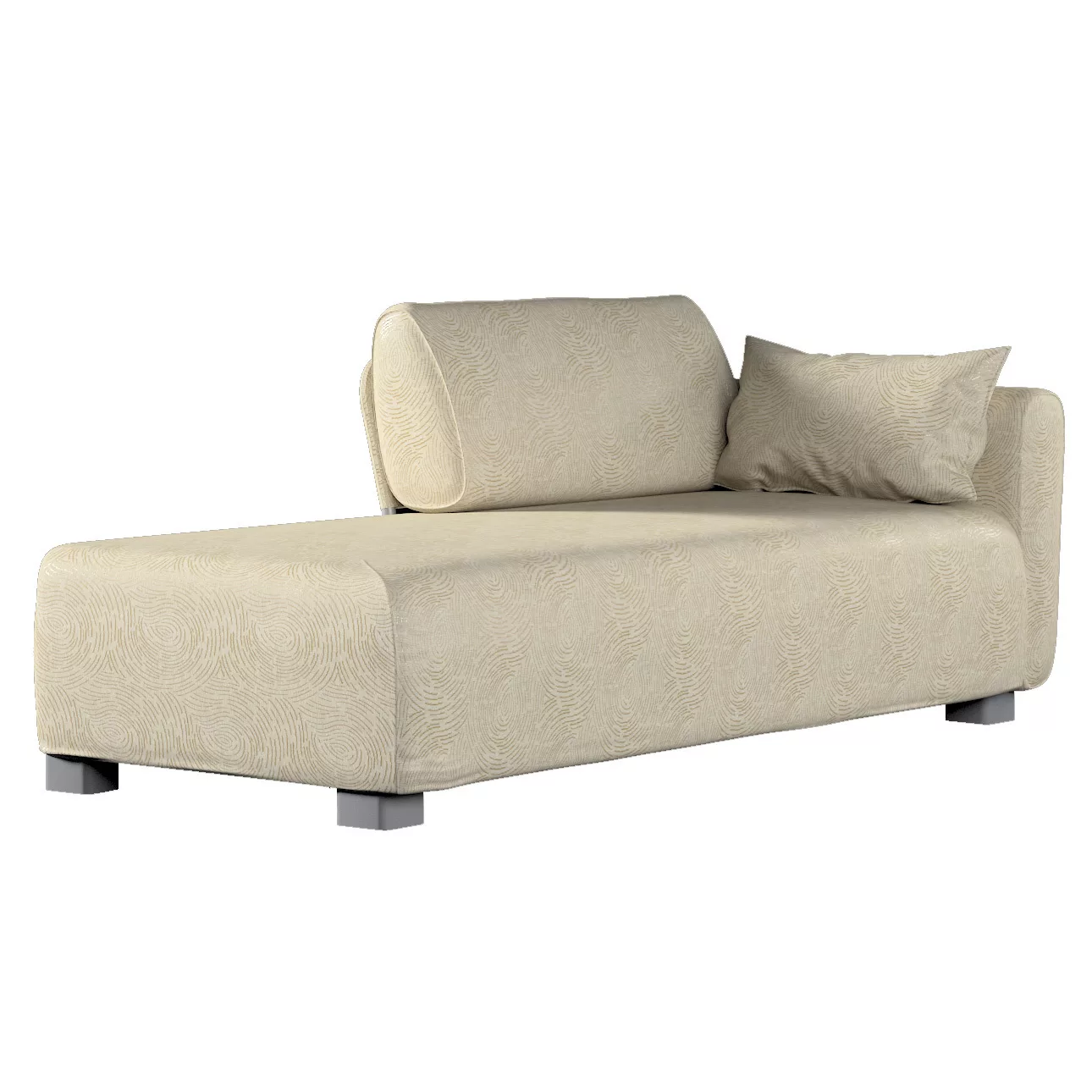 Bezug für Mysinge Recamiere Sofa, beige-golden, Sofahusse, Mysinge Recamier günstig online kaufen