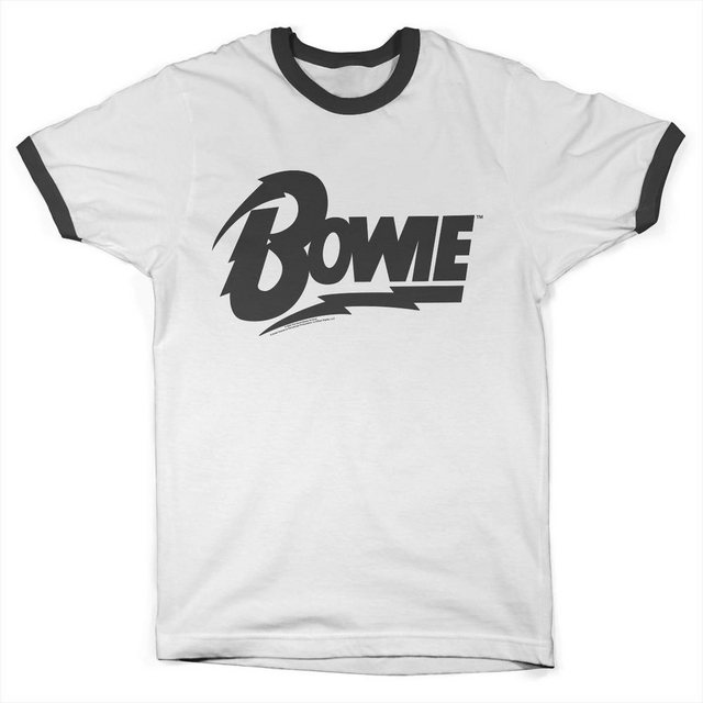 David Bowie T-Shirt Logo Ringer Tee günstig online kaufen