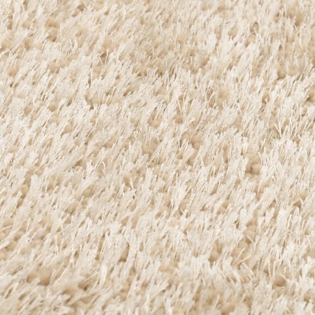 Hochflor-teppich 120 X 160 Cm Beige günstig online kaufen