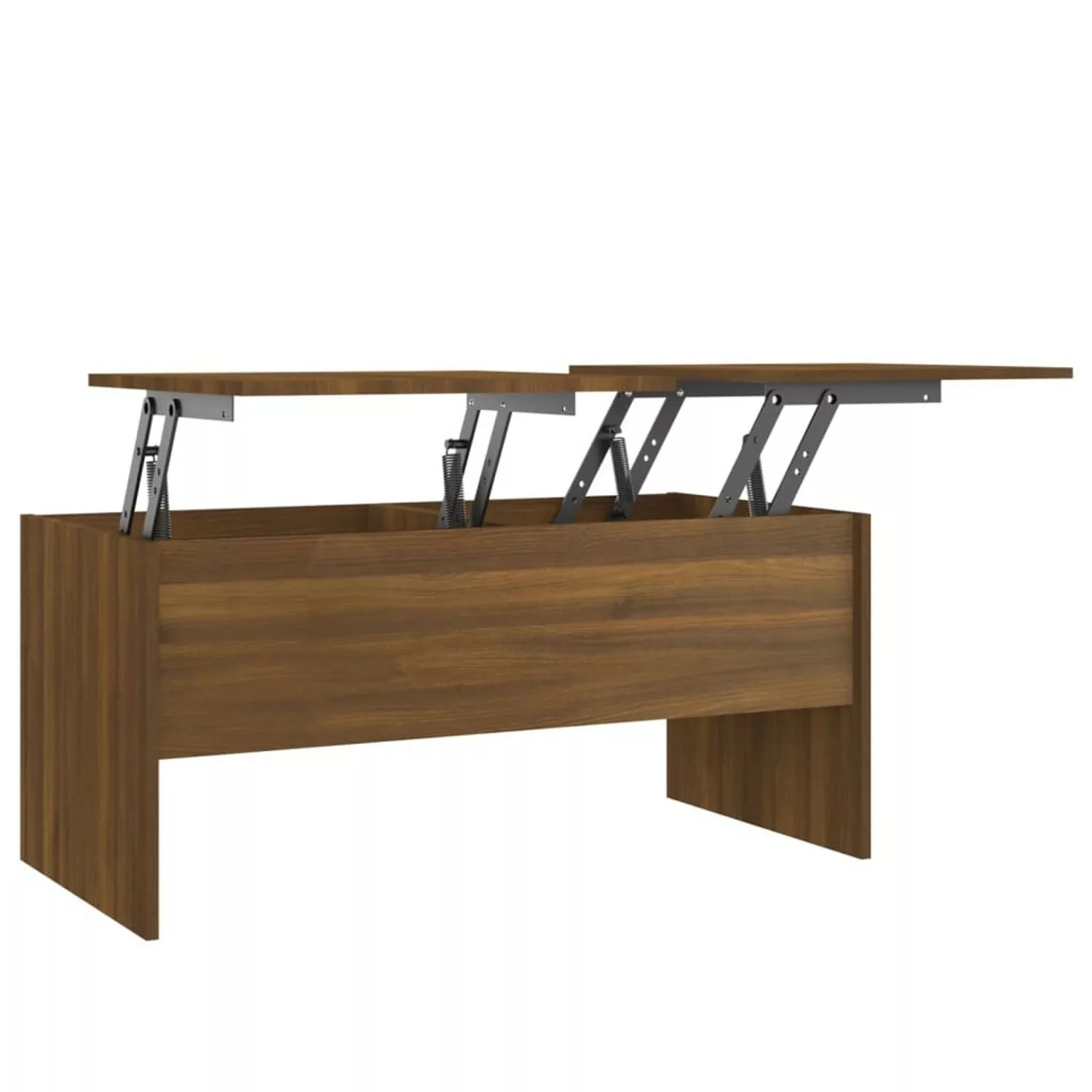 vidaXL Couchtisch Braun Eichen-Optik 102x50,5x46,5 cm Holzwerkstoff günstig online kaufen