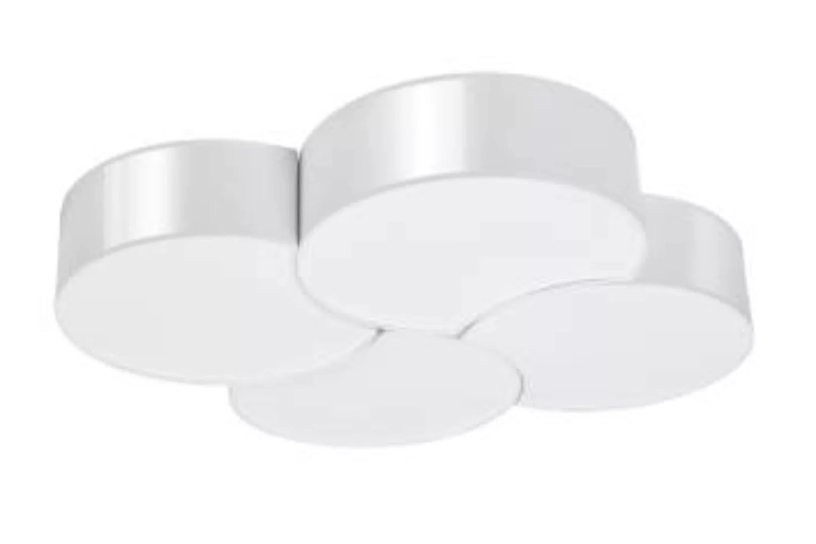 Deckenlampe Modern Weiß 8x E27 blendarm Wohnzimmer günstig online kaufen