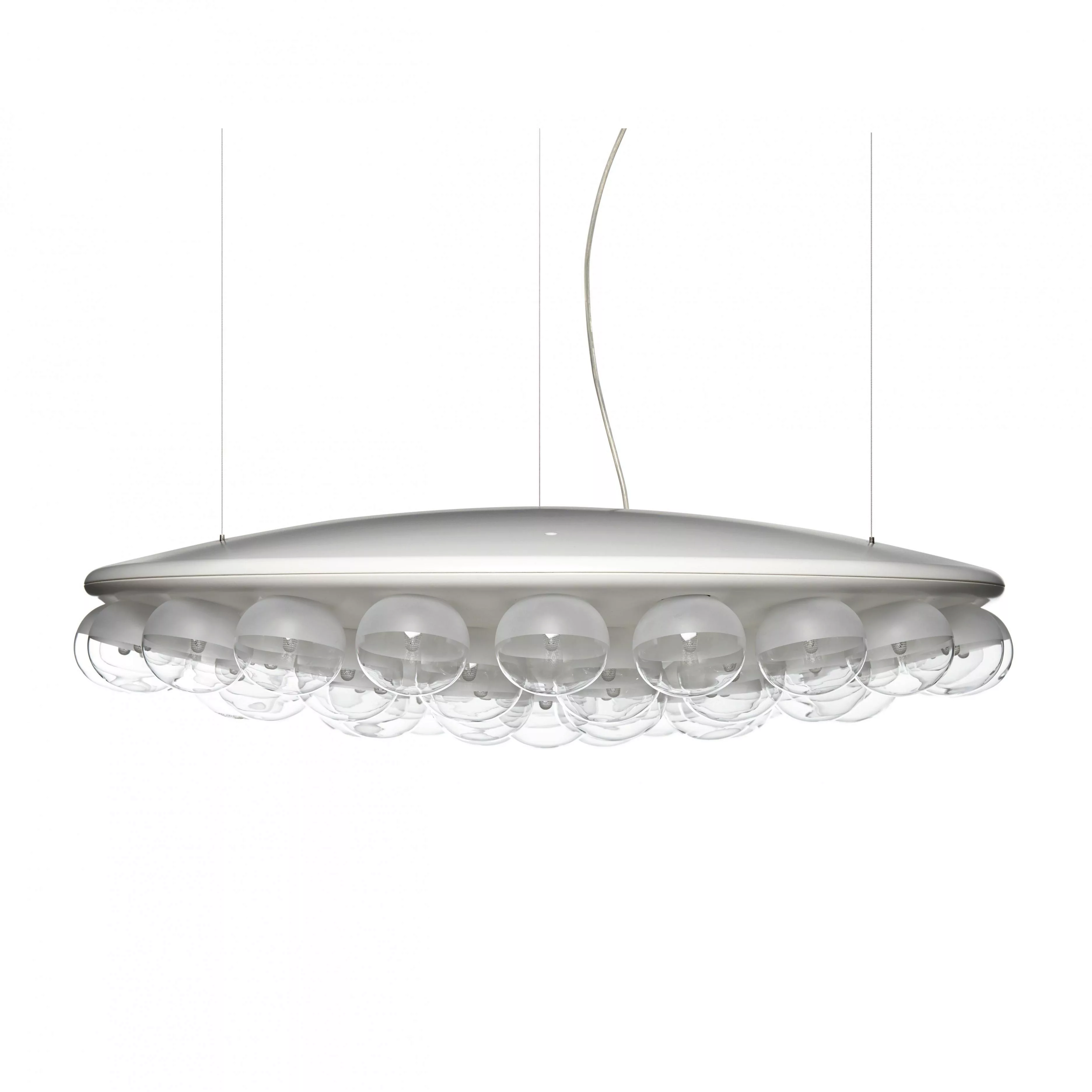Moooi - Prop Light Round Single LED Pendelleuchte - weiß RAL 9016/2000K/ 18 günstig online kaufen
