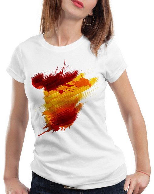 style3 T-Shirt Flagge Spanien Fußball Sport Spain WM EM Fahne günstig online kaufen