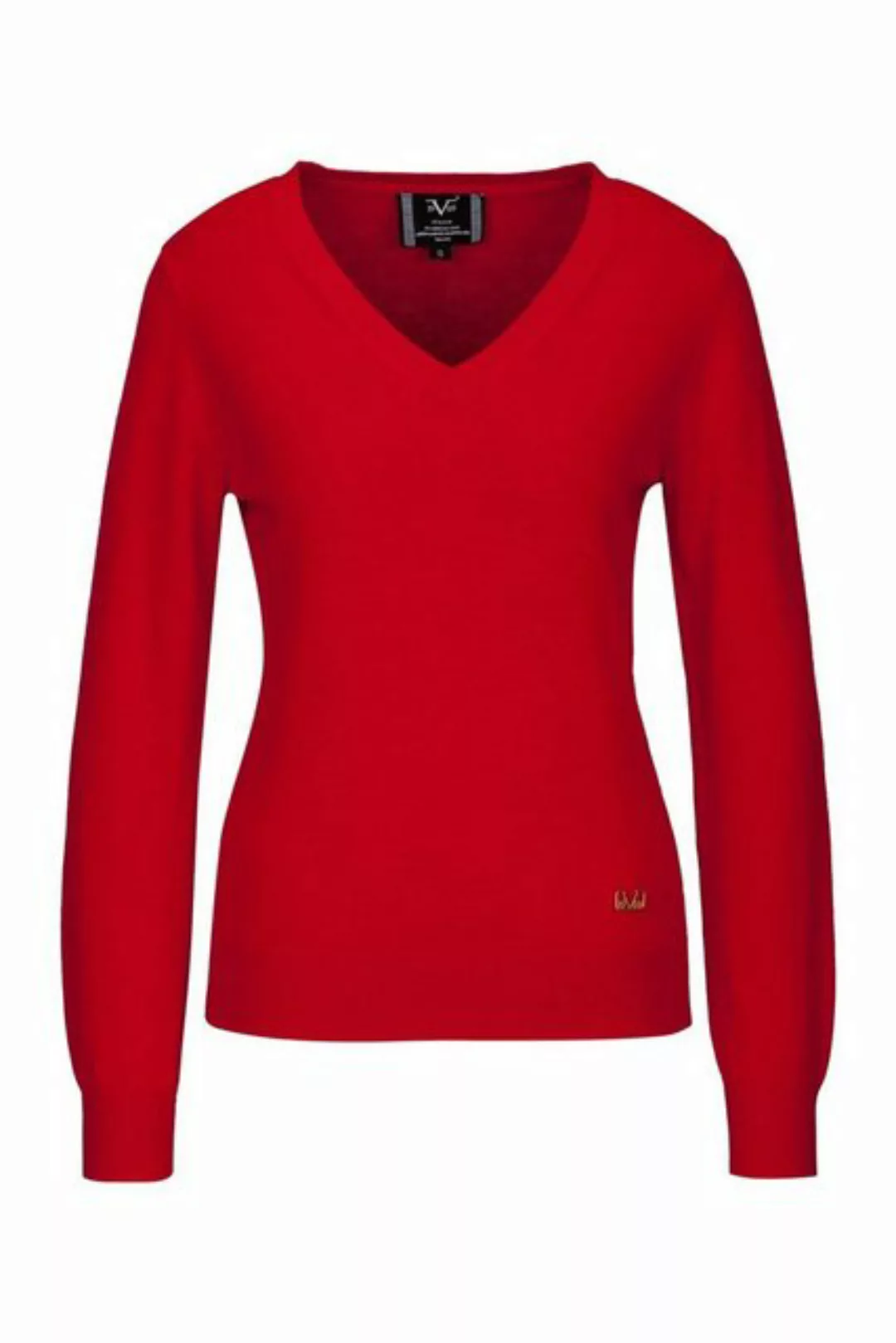 19V69 Italia by Versace V-Ausschnitt-Pullover by Versace Sportivo SRL - Jul günstig online kaufen