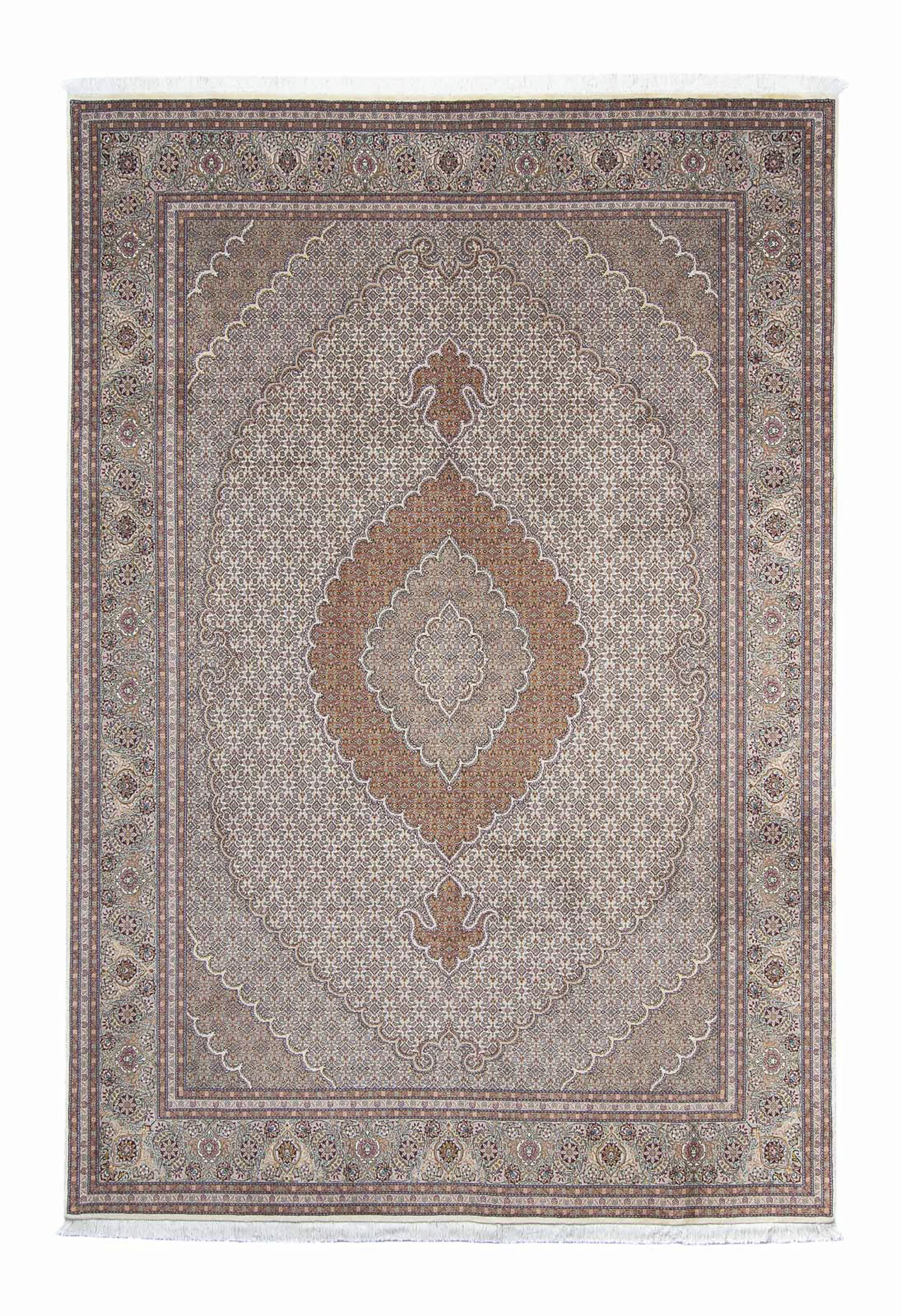 morgenland Orientteppich »Perser - Täbriz - Royal - 298 x 203 cm - beige«, günstig online kaufen