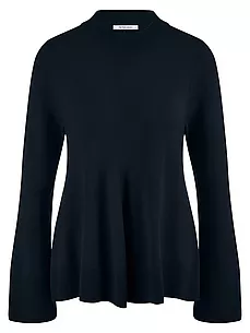 Rundhals-Pullover Peter Hahn blau günstig online kaufen