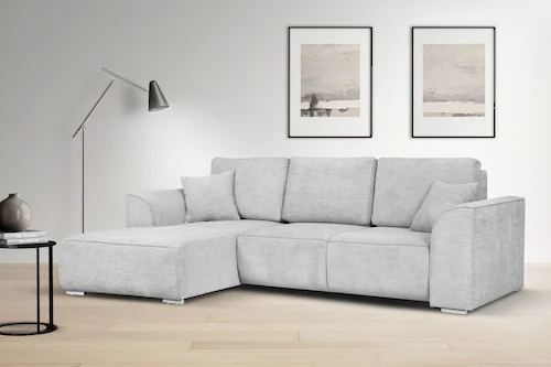 INOSIGN Ecksofa "Beatrice L-Form", wahlweise auch mit Bettfunktion und Bett günstig online kaufen