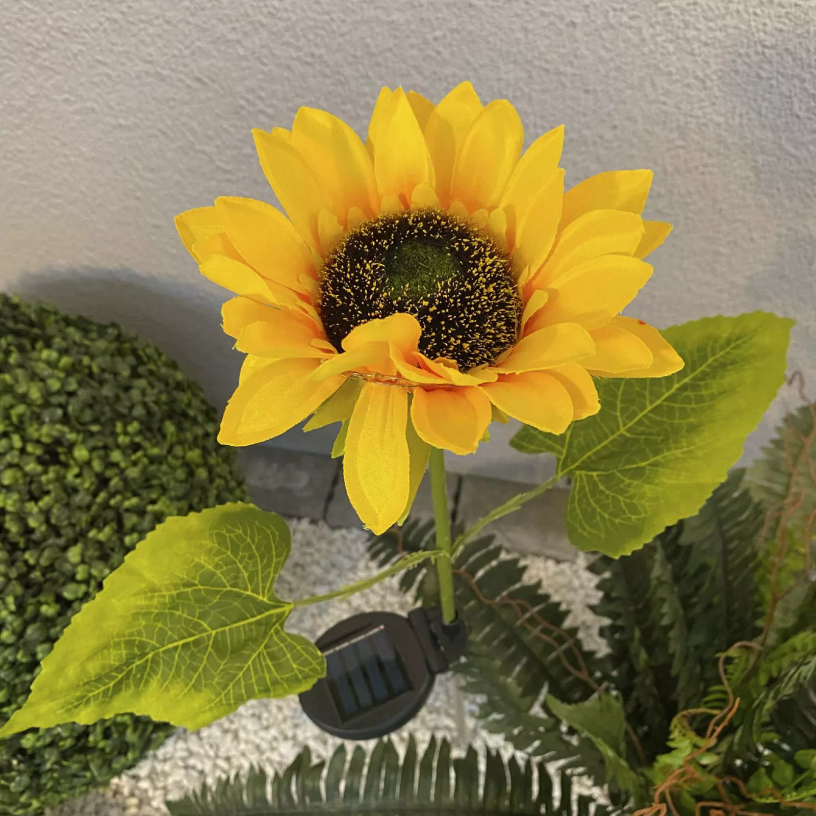 Solar-Außendekoleuchte Sonnenblume Erdspieß 2x-Set günstig online kaufen