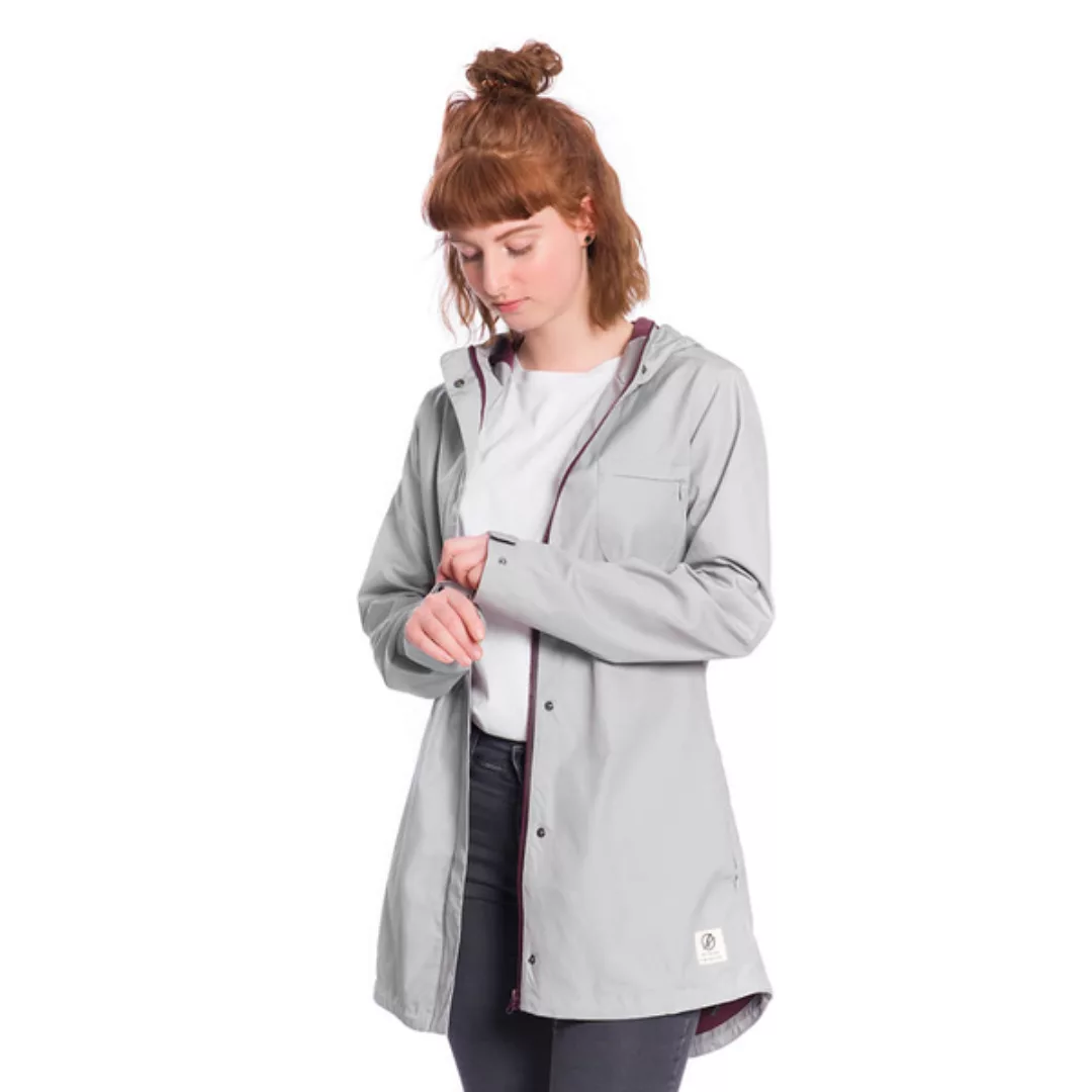 Plantbased Mantel Damen Grau günstig online kaufen