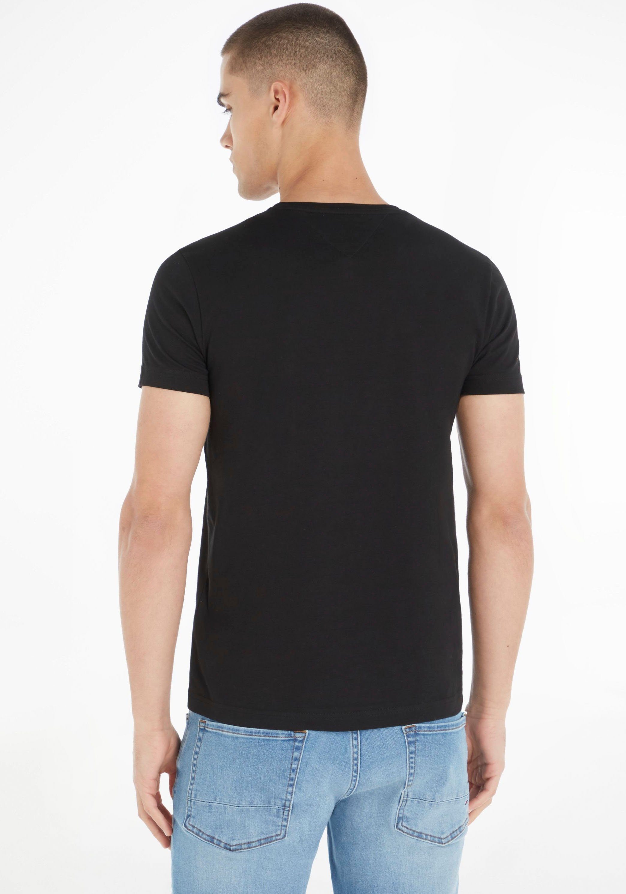Tommy Hilfiger  T-Shirt MW0MW27539 YBR CORE STRETCH SLIM-WHITE günstig online kaufen