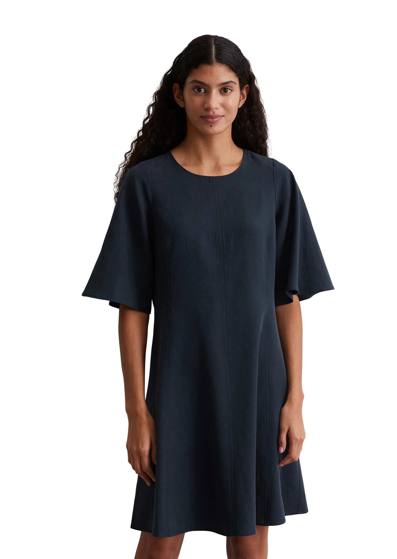 Marc OPolo Midikleid "aus TENCEL™ Lyocell-Leinen-Mix" günstig online kaufen