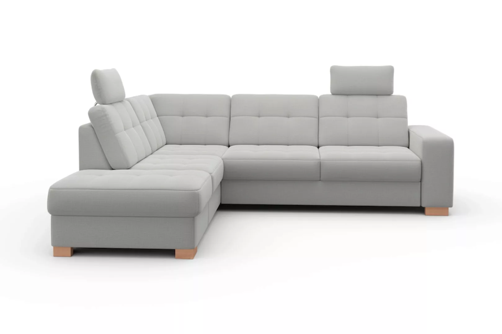 sit&more Ecksofa »Quincy L-Form«, wahlweise mit Bettfunktion und Bettkasten günstig online kaufen