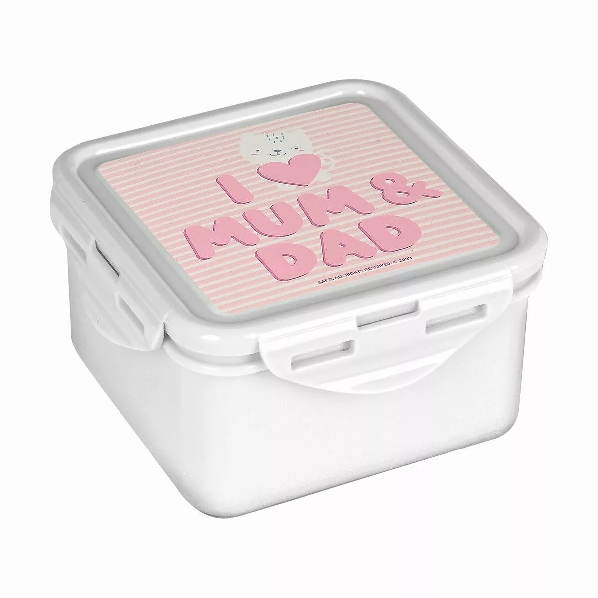 Lunchbox Safta Love Rosa Polyurethan (13 X 7.5 X 13 Cm) günstig online kaufen
