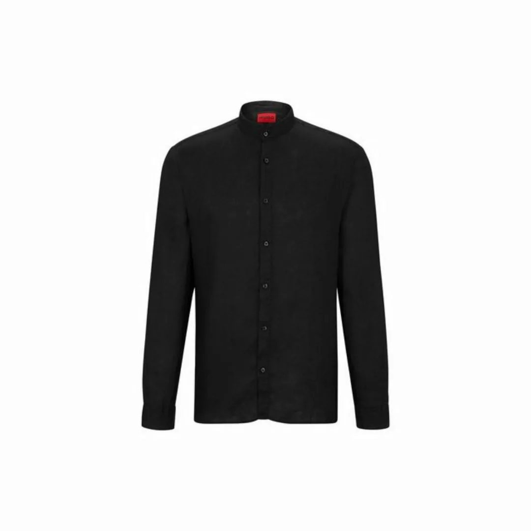 HUGO Langarmhemd schwarz (1-tlg) günstig online kaufen