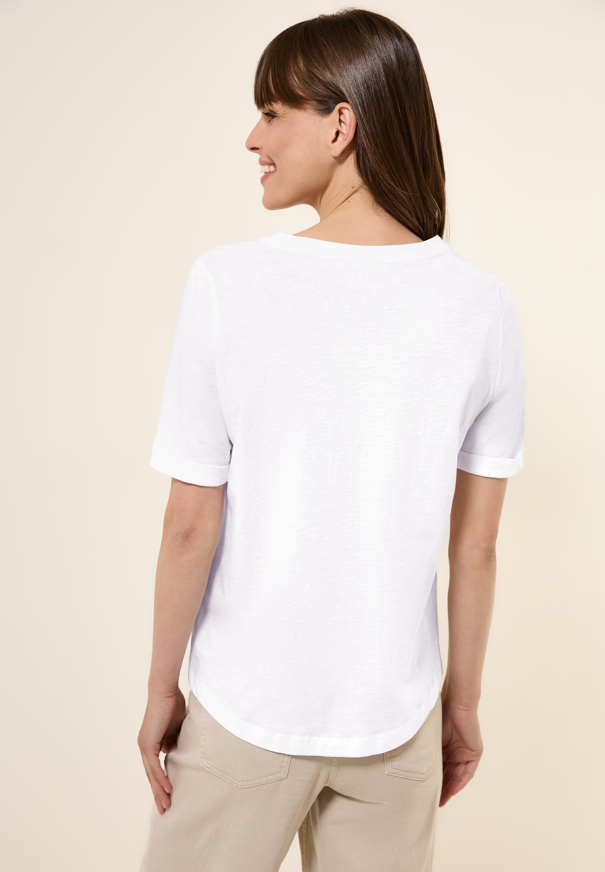 Cecil T-Shirt, aus reiner Baumwolle günstig online kaufen