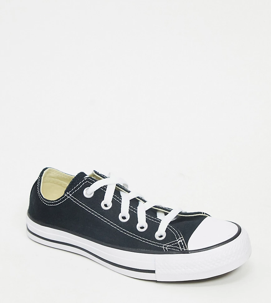 Converse Wide Fit – Chuck Taylor All Star Ox – Sneaker in Schwarz, weite Pa günstig online kaufen