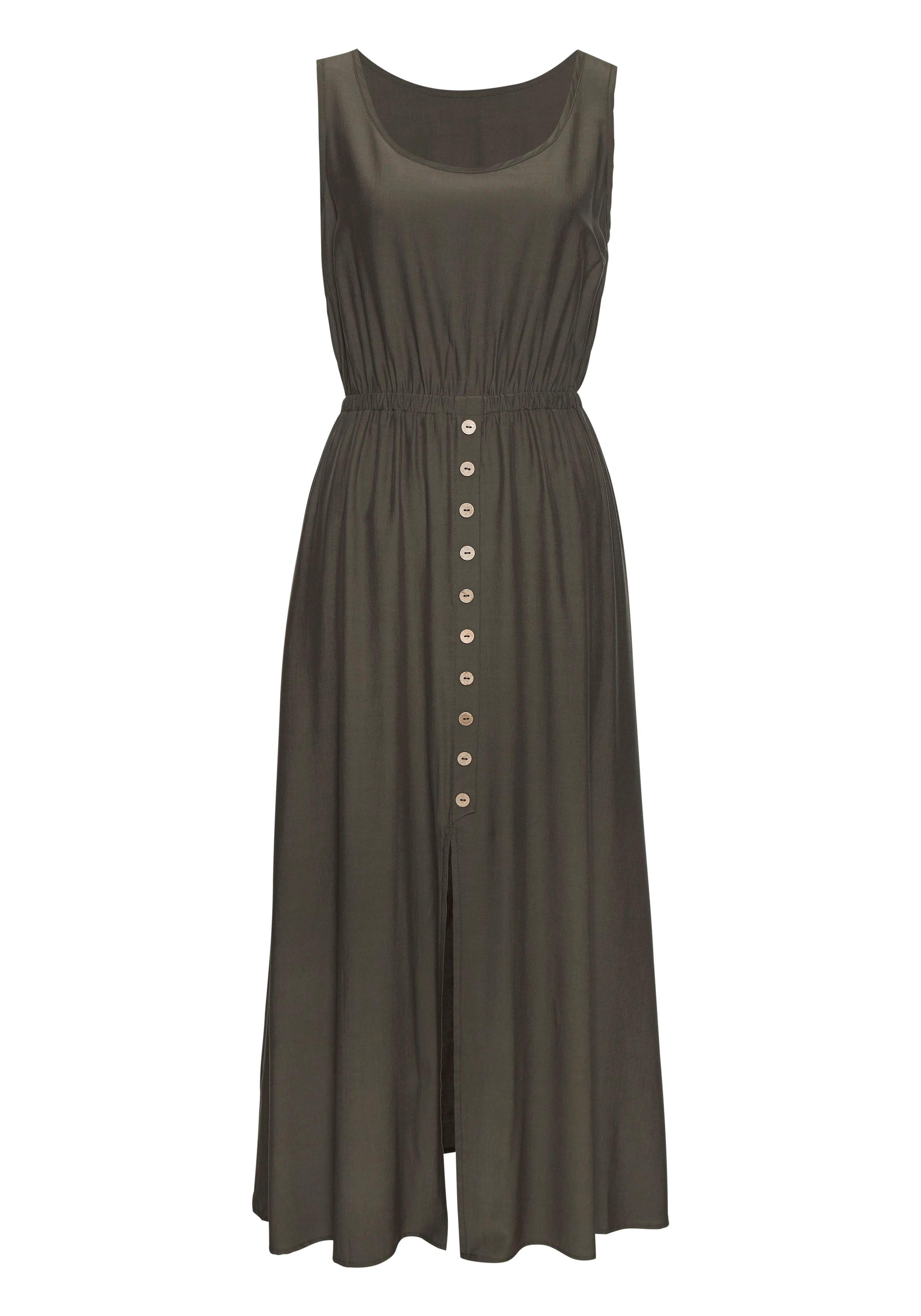 LASCANA Maxikleid, mit Zierknöpfen, Sommerkleid, modisch günstig online kaufen