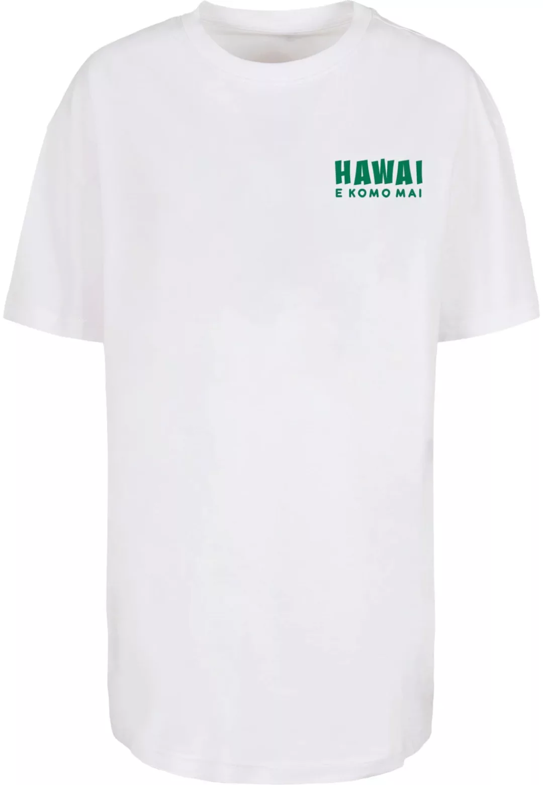 Merchcode T-Shirt "Merchcode Ladies Hawai Oversized Tee" günstig online kaufen