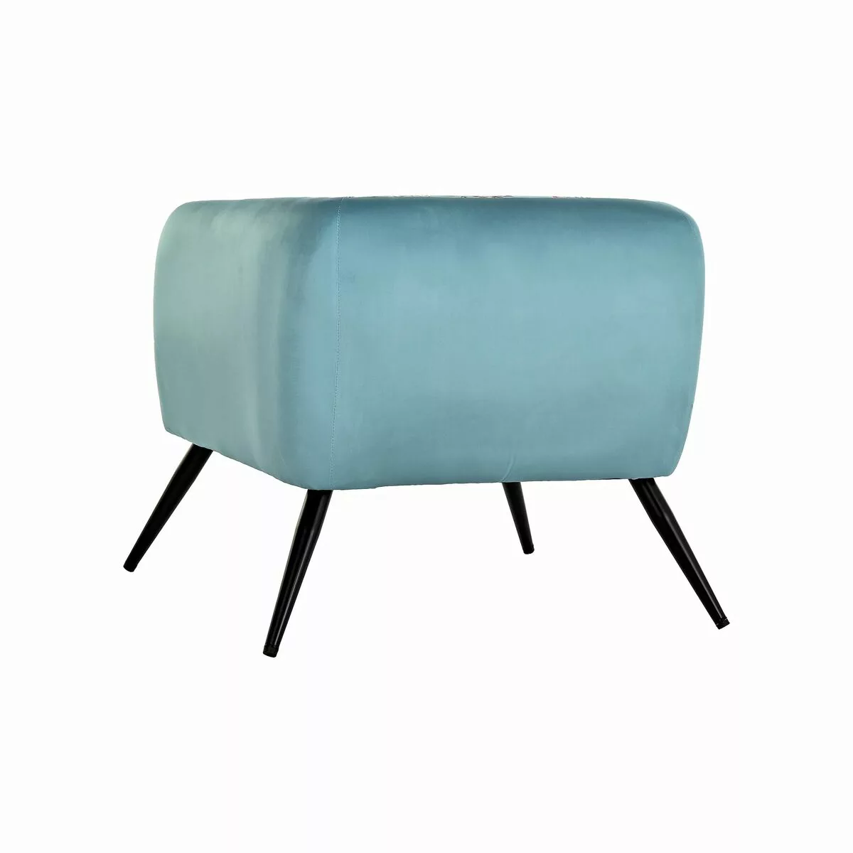 Sessel Dkd Home Decor Schwarz Metall Polyester Grün (75 X 71 X 71 Cm) günstig online kaufen