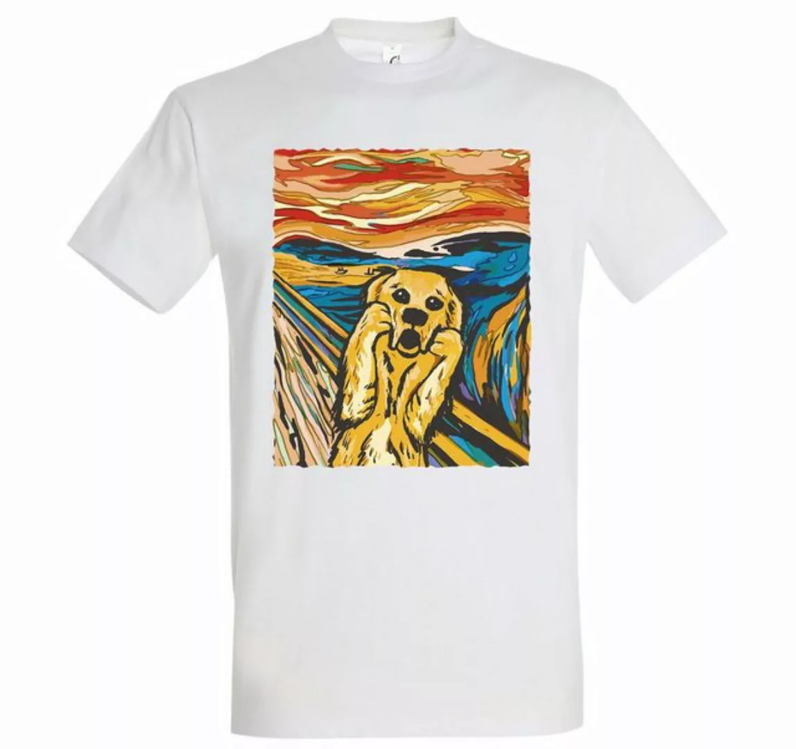 Youth Designz T-Shirt Dog Hund Schrei Gemälde Herren Shirt mit trendigem Fr günstig online kaufen