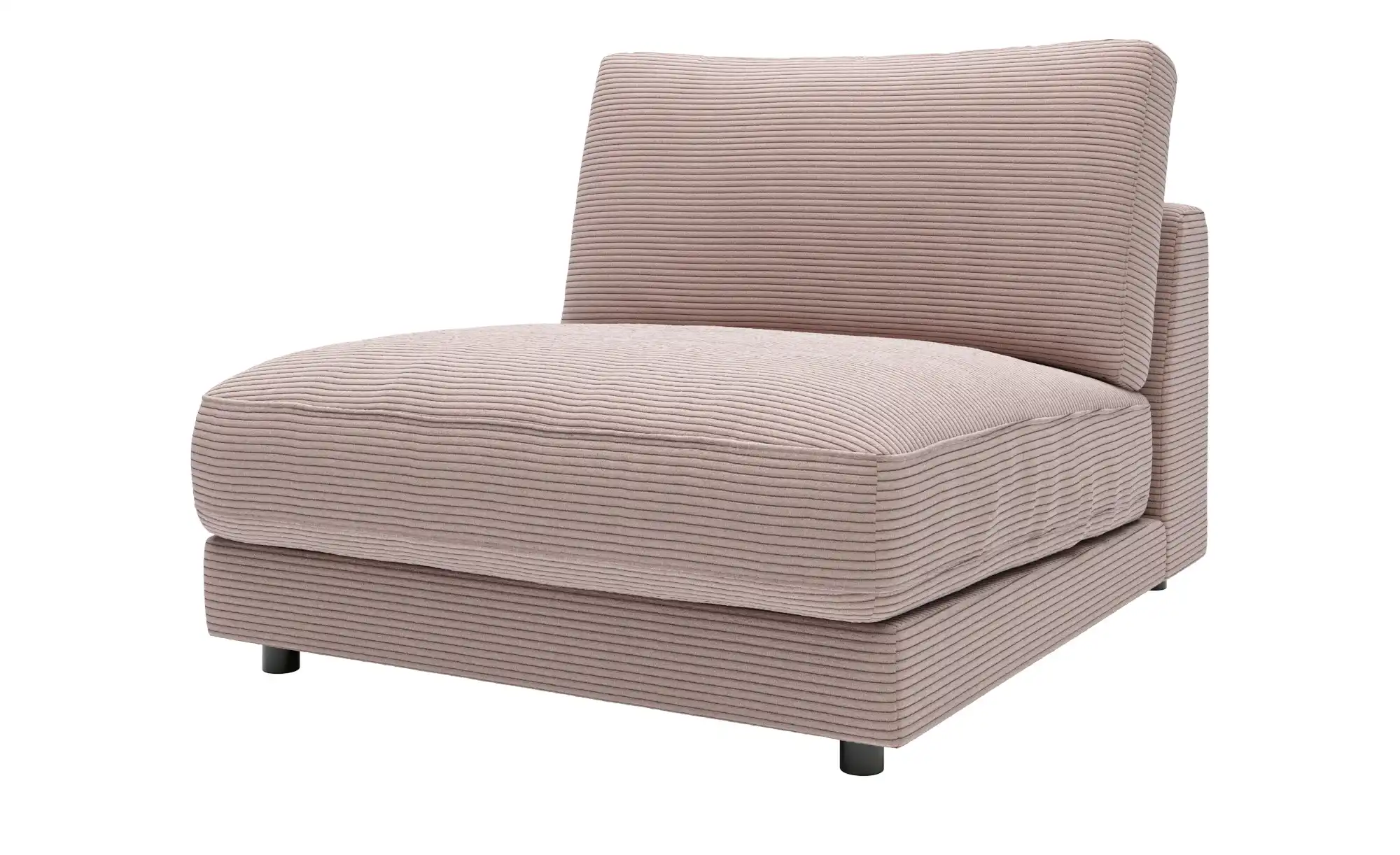 Jette Home Element Einsitzer ohne Armlehne in Cord Modulsofa Sila ¦ rosa/pi günstig online kaufen