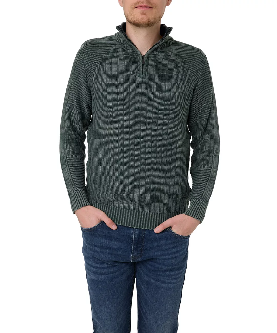 Pioneer Authentic Jeans Strickpullover mit Strickmuster günstig online kaufen