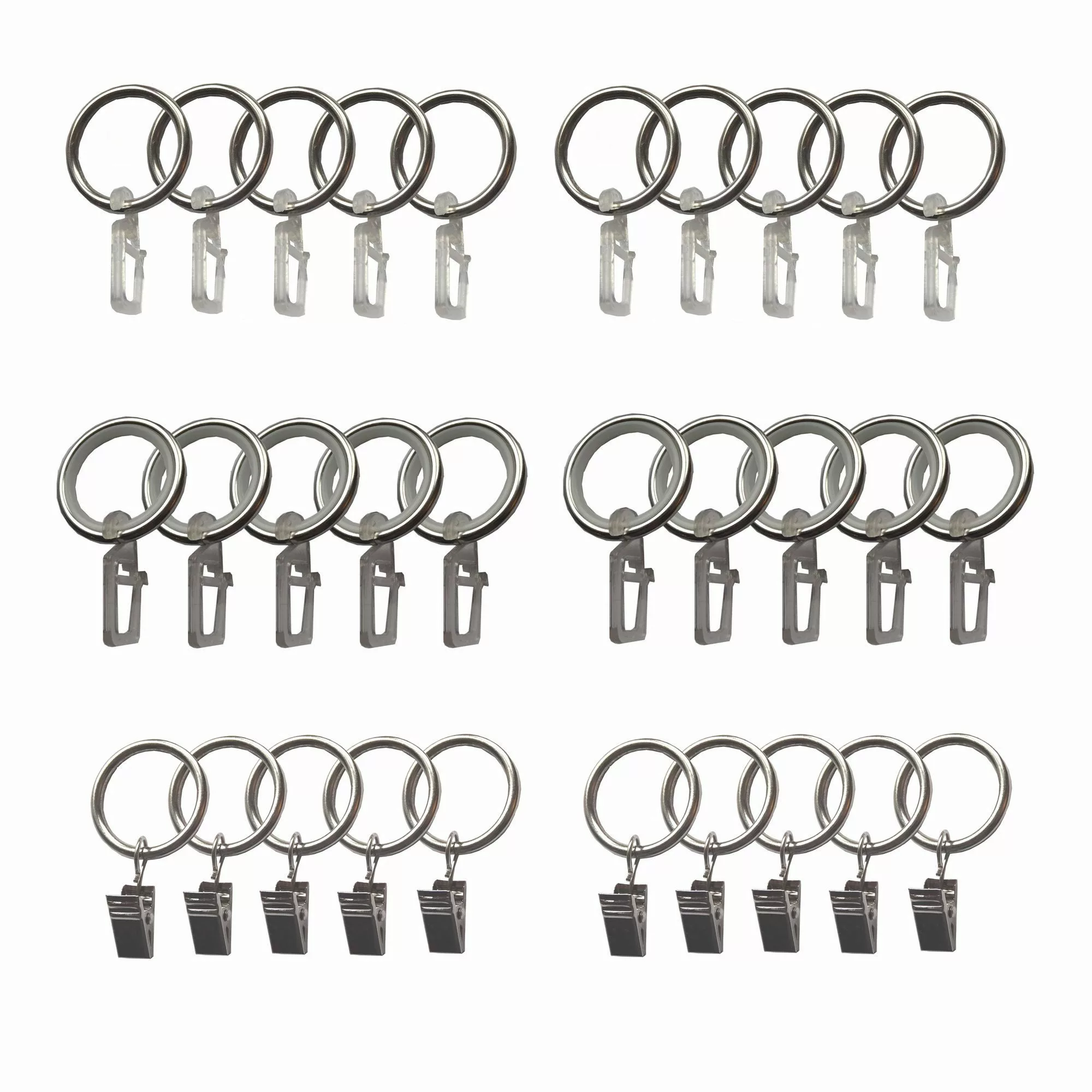 BASIT Gardinenring Metallringe mit Gleiteinlage und günstig online kaufen