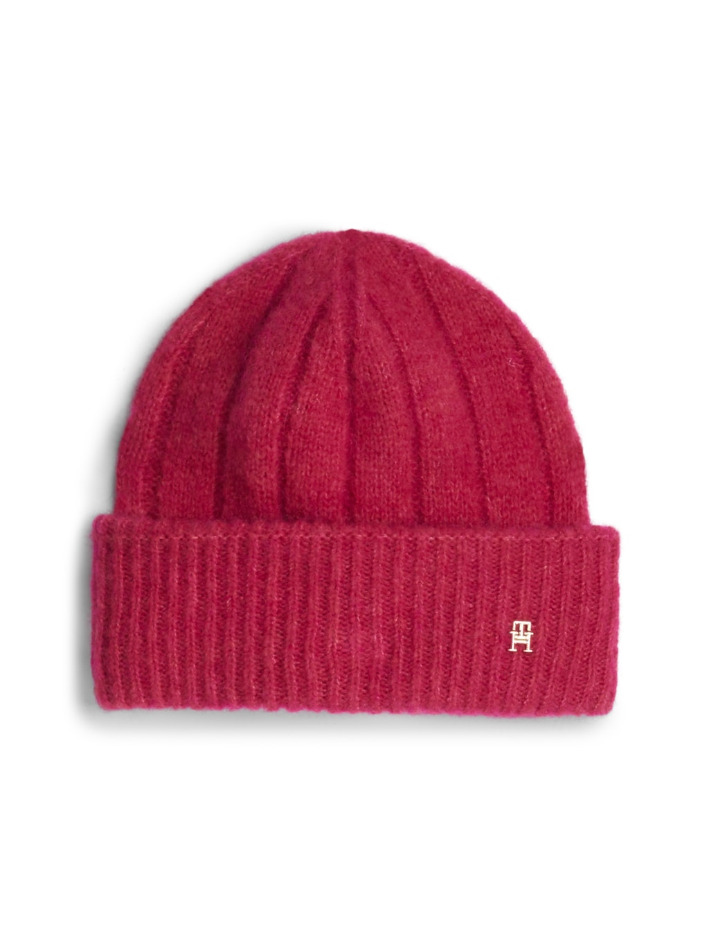 Tommy Hilfiger Beanie "TH TIMELESS BEANIE", mit Monogramm-Emblem günstig online kaufen